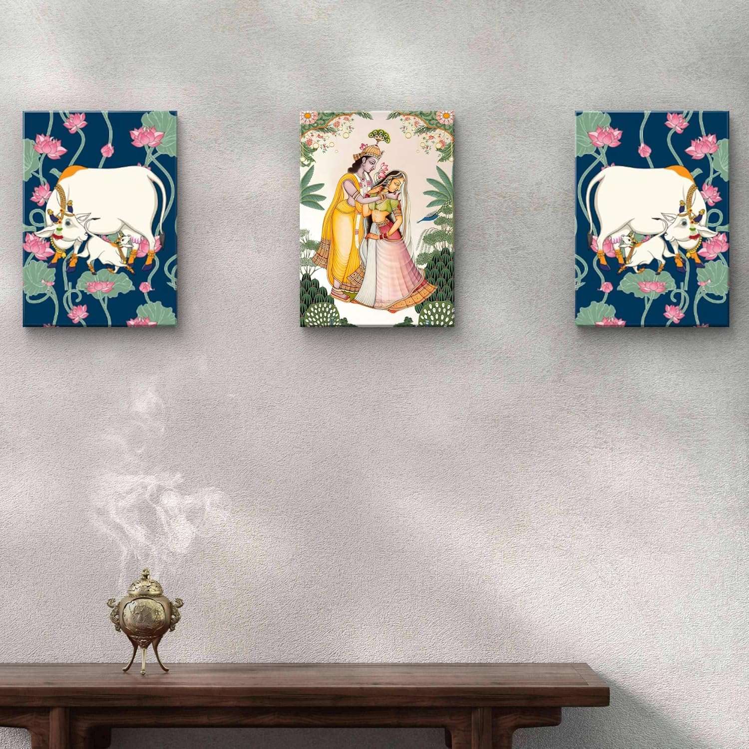 Pichwai Handmade Wall Painting - Image 3