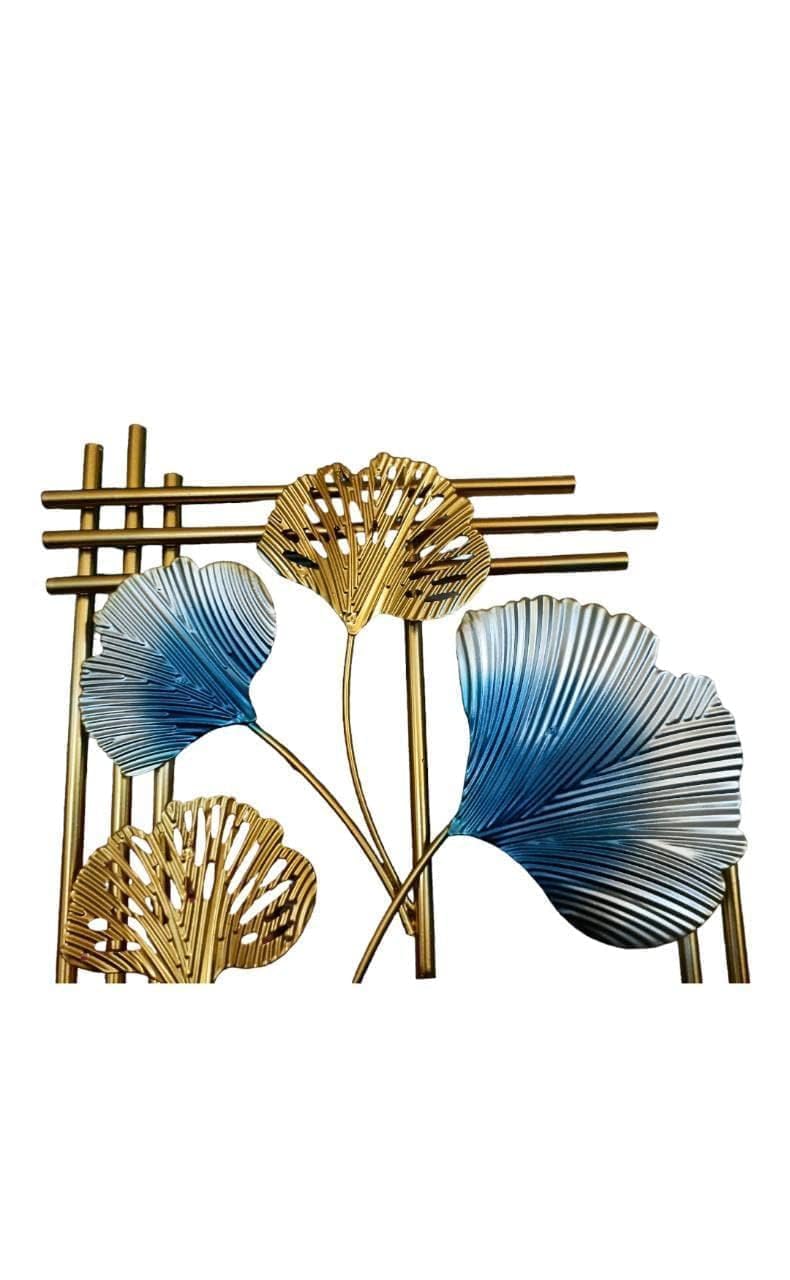 Gold Metal Wall Clock For Home Decor - Image 4
