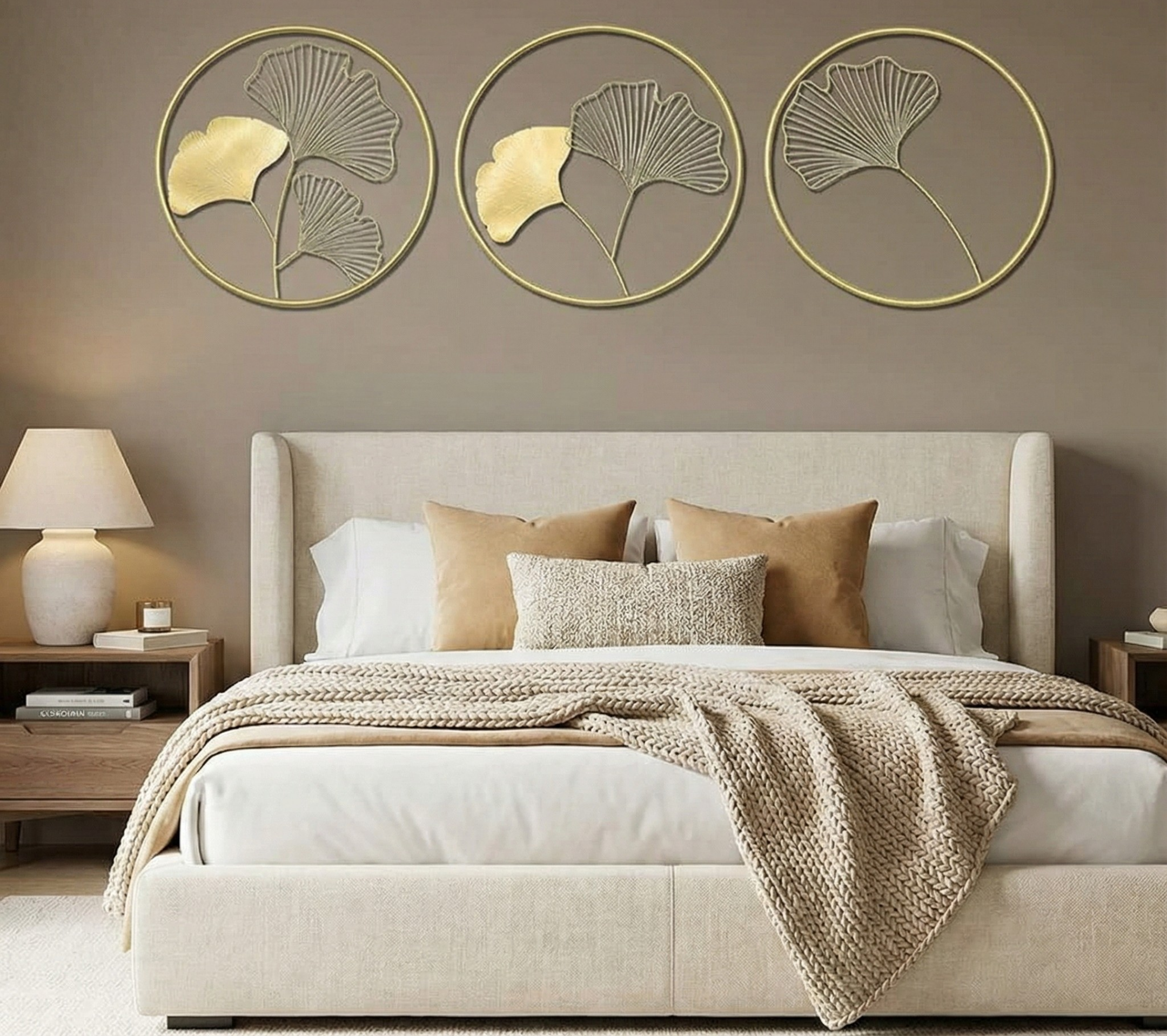 Gold Metal Wall Art For Kitchen Pack Of 3 - Image 5