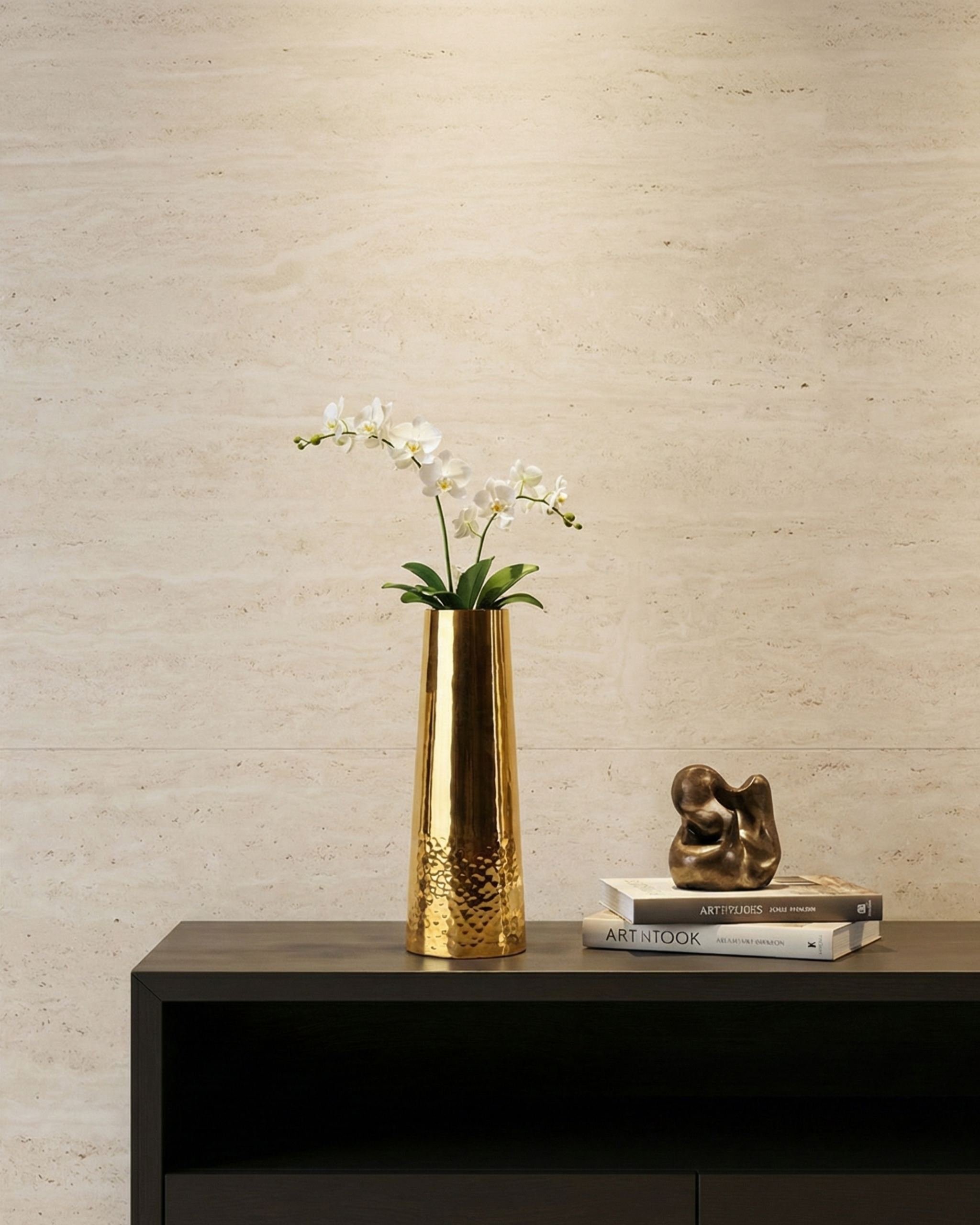 Gold Metal Flower Vase For Home Decor - Image 5