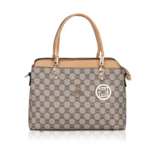 Spherevant Women's Faux Leather Printed Handbag (Camel)