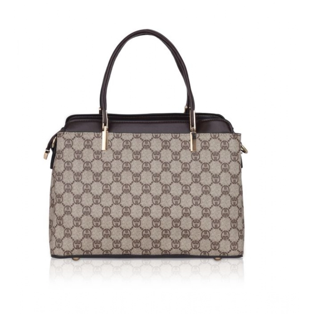 Spherevant Women's Faux Leather Printed Handbag (Coffee) - Image 4