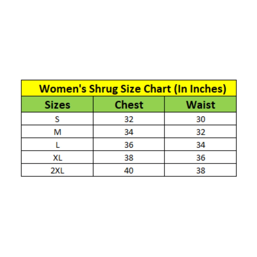 Spherevant Women's Denim Solid 3-4th Sleeves Shrug (Blue) - Image 4