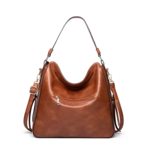 Spherevant Women's PU Leather Zipper Handbag