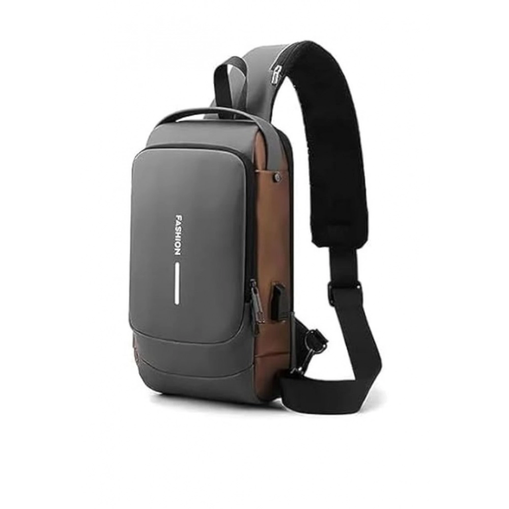 Spherevant Waterproof Sling Cross Backpack Bag (Black) - Image 5