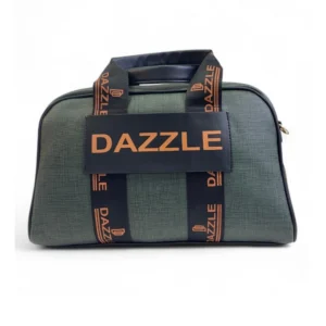 Spherevant Women's Polyurethane Textured Duffle Bag with Adjustable & Removable Strap (Dark Green)